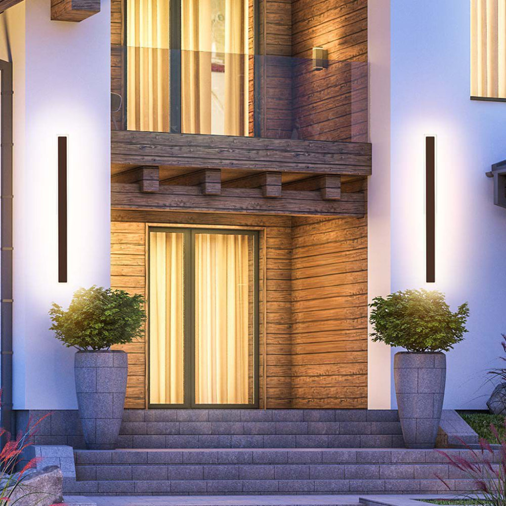 V-TAC Lampada LED da Muro 17W Colore Corten-Nero fascio 360° 4000K IP65 V-TAC Lampada LED da Muro 17W Colore Corten-Nero fascio 360° 4000K IP65